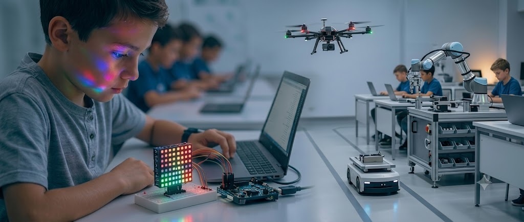 Industrial Robotics, AI and Engineering Learning Ecosystem